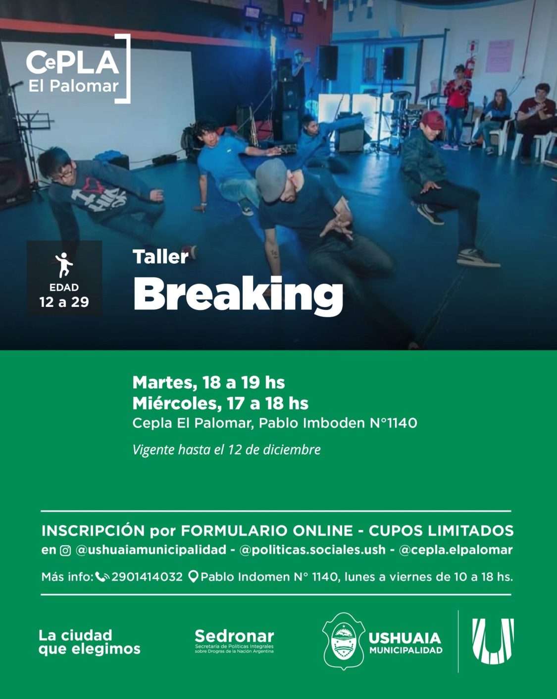 Talleres del Cepla - Breaking